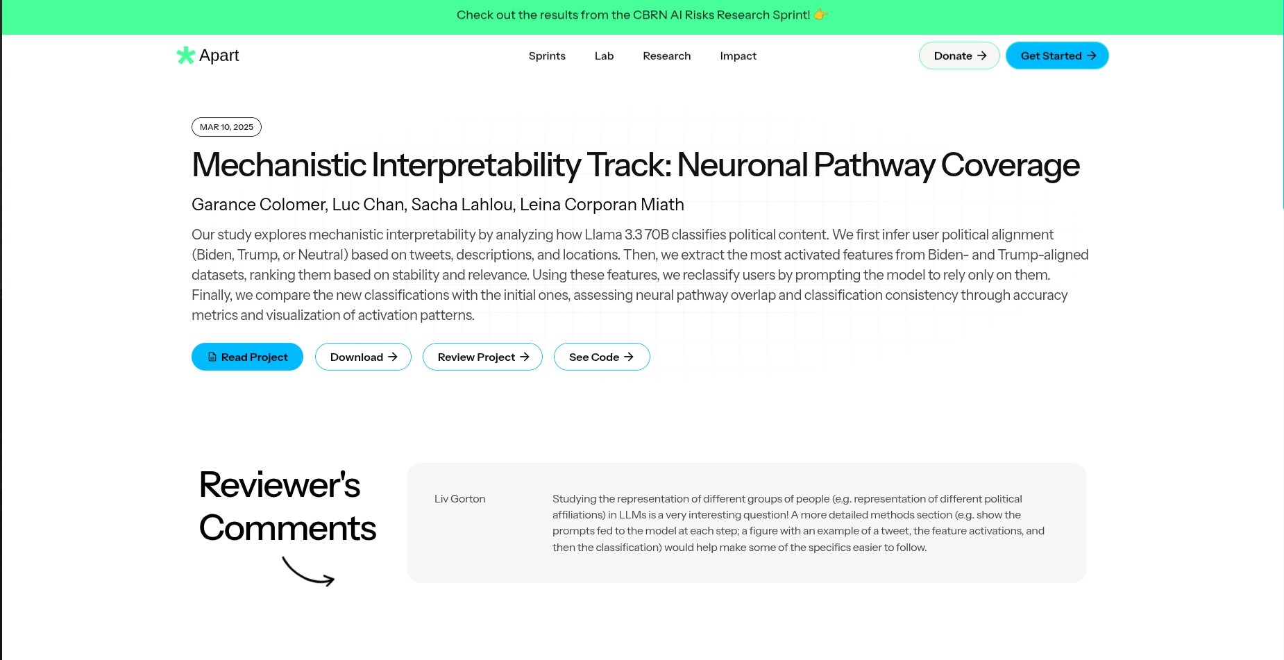 Research Paper – Mechanistic Interpretability